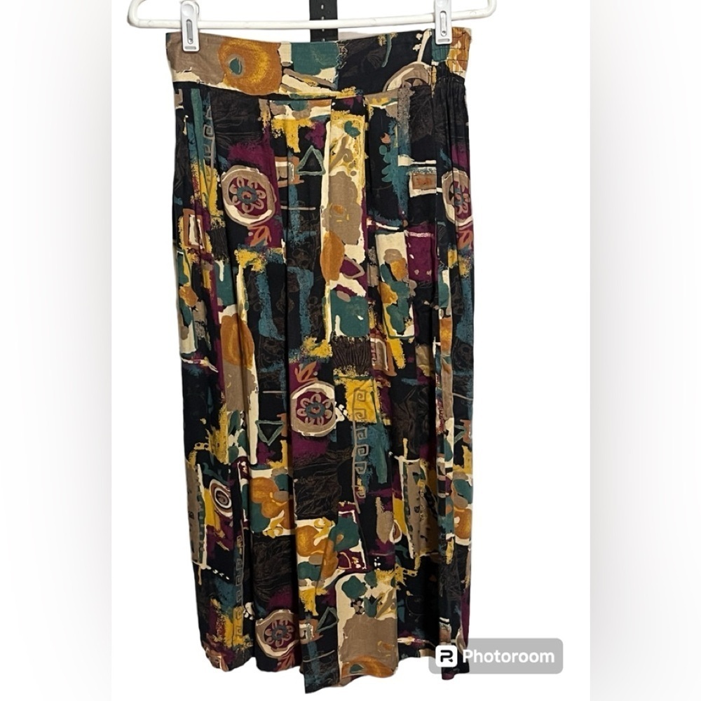 Michael K Vintage Rayon Capris Sz Med